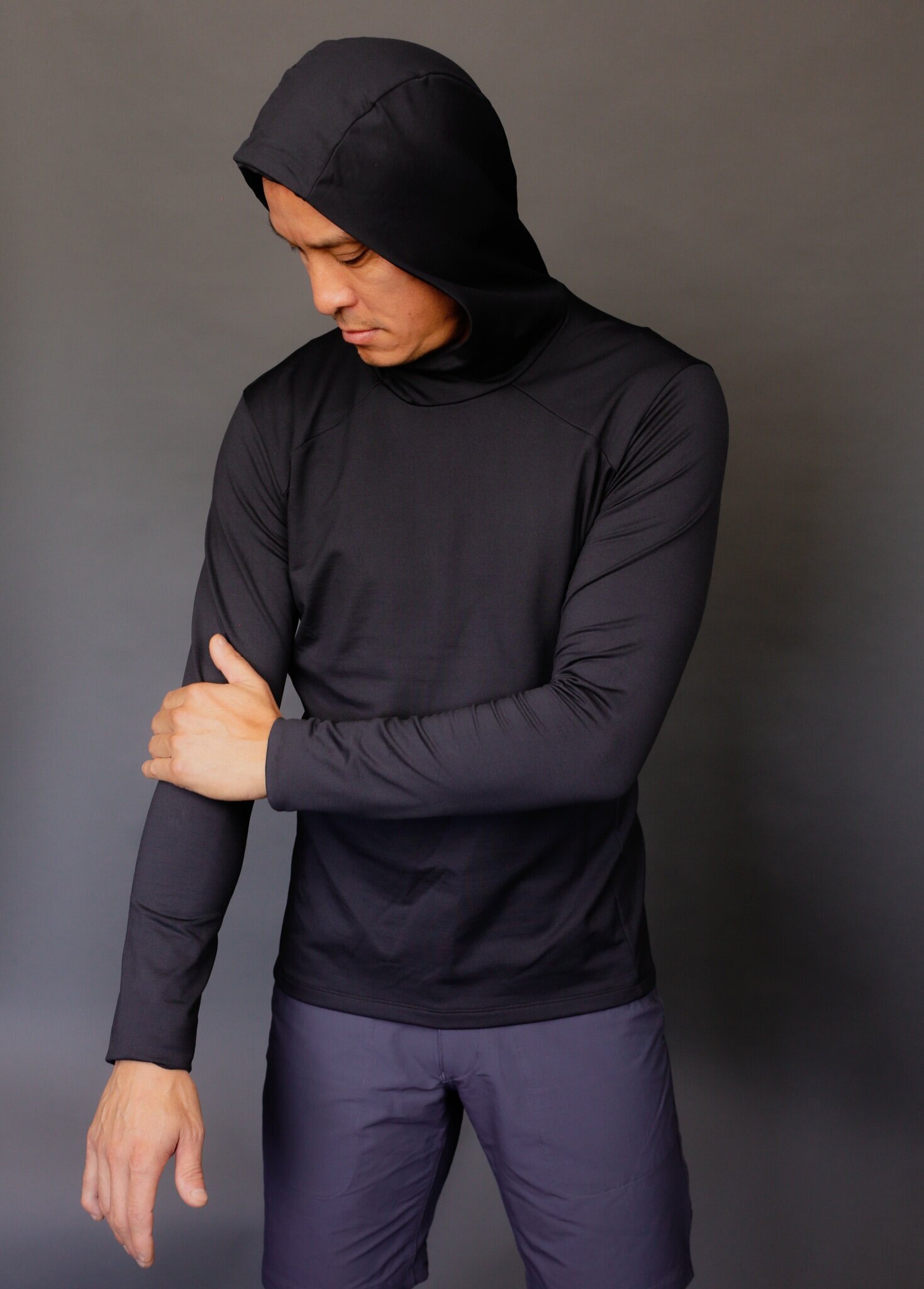 Aysen Polartec® Power Wool™ Hoodie Anthrcite